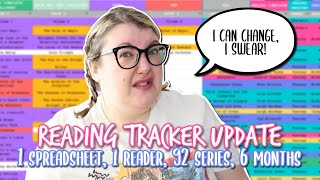 UPDATING MY SERIES TRACKER 🤯 HAVE I GOT BETTER?? | Series Reading Spreadsheet | Literary Diversions