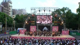 「京炎 そでふれ！輪舞曲　『刻々歩』」　どまつり2016　前夜祭