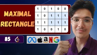Maximal Rectangle | LeetCode 85 | Monotonic Stack