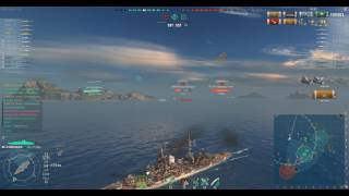 [WOWS] Hindenburg live play (235K damage, 2949xp)