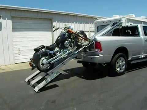 Motorcycle And Trike Loader For Pickups And Rv S Youtube