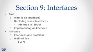 #golang #golanguage - GO Language For Tourists - Section 09 - Interfaces