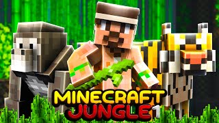 صد روز زندگی تو جنگل آمازون ماینکرافت🌴 | Minecraft jungle ep1