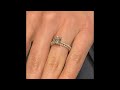 2 ct asscher cut diamond engagement ring