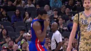 Andre Drummond Throws Down the Dunk With Authority