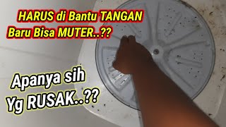 MESIN CUCI SHARP , PENCUCINYA LEMAH HARUS DI BANTU PAKE TANGAN BARU MUTER..‼️‼️