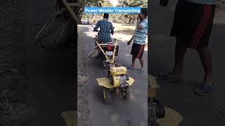 Power#Weeder# Transporting#With Bike