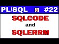 PL/SQL Tutorial #22: Why we use SQLCODE and SQLERRM in PLSQL