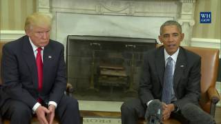 President Obama Meets With President-Elect Trump