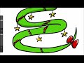 Как нарисовать Змею в виде Новогодней Елки Новый год 2025 how to draw snake but christmas tree