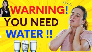 10 WARNING signs that you are not drinking enough WATER !!