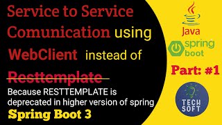 WebClient | Service to service communication in microservice | How to use webclient in spring boot