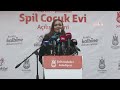 Özgür Özel spil Çocuk evi açılışında manisa