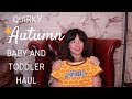 AUTUMN FALL BABY HAUL 2018 | QUIRKY UNISEX BABY HAUL | Bex Massey Vlogs