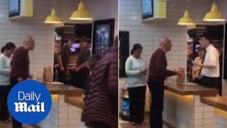 Vegetarian LOSES IT at McDonald's staff for wrong order!!