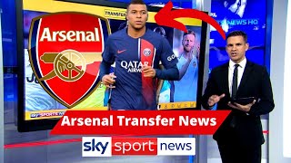 Arsenal breaking news live, Kylian Mbappe breaks silence over possible Arsenal transfer, news today.