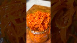 Quick \u0026 Easy Korean Carrot Salad Recipe 🌶️ | Delicious Morkovcha in Minutes! 🥕