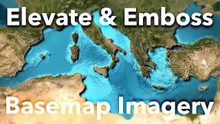 One Minute Map Hack: Emboss Basemap Imagery