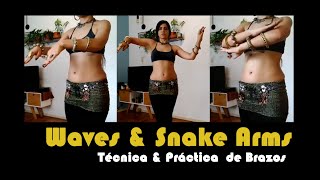 Técnica y Práctica de Brazos : Waves & Snake arms