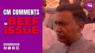 CM COMMENTS ON THE BEEF ISSUE