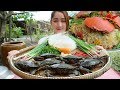 Yummy Mudcrab Steam Glass noodle Recipe - Mudcrab Steaming Cooking Style - Cooking With Sros