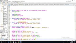 how to access java instance methods and instance variables and static methods and static variables c