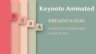 #004 Animated Keynote Slide Design Tutorial 2019 Principle Same as PowerPoint