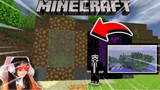 Minecraft New Portal Ann | ចូលទៅភពថ្មីហើយ ចម្លែកណាស់ | Minecraft Pocket Edition