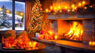 24/7 Traditional Christmas Music Instrumentals 🎄 Cozy Fireplace Christmas Music 🔥 Christmas Ambience