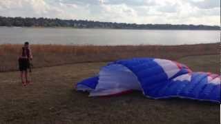 Paraglider Kiting Training with 18yo Tyler