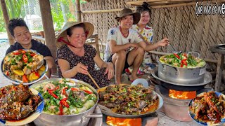 Canh Chua Cá Bông Lau, Cá Rô Kho Tóp Mỡ | Bữa Cơm Gia Đình Mẹ Nấu Gợi Nhớ Quê Nhà || Hometown rice