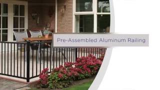 Freedom Pre-Assembled Aluminum Railing Installation Overview