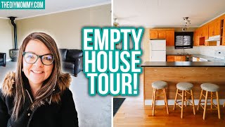 EMPTY HOUSE TOUR We bought a major fixer upper! 😳 | Lake House Makeover | The DIY Mommy
