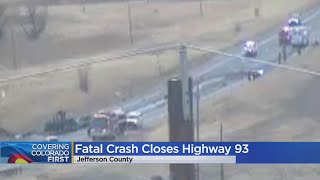 1 Dead After Head-On Collision On Highway 93, Road Closed