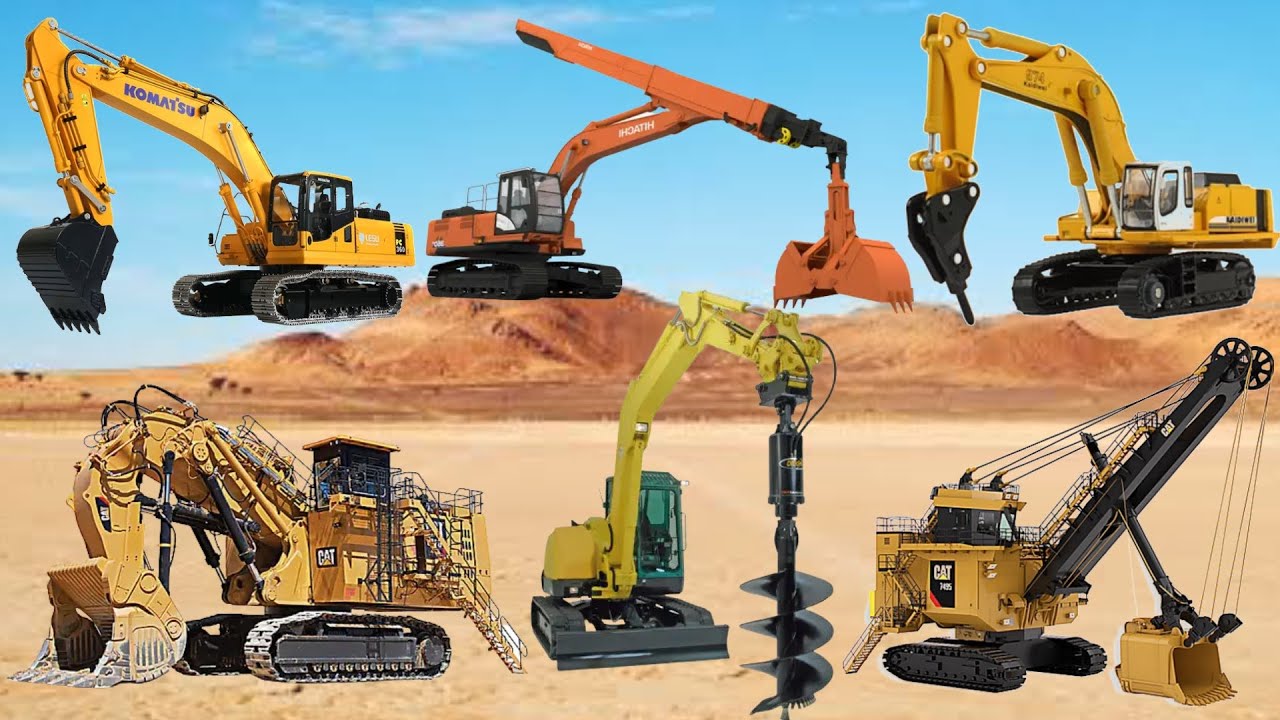 Macam Macam Alat Berat Jenis Excavator Crawler Clamshell Hydraulic ...