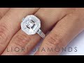 er 0012 2.08 carat d si2 certified natural round diamond engagement ring 18k white gold