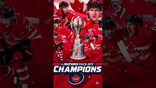 CHAMPS🇨🇦🍁 #hockey #final #finals #score #nhl #canada #usa #win #winner #chanpion #icehockey