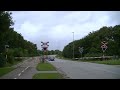 spoorwegovergang ringkøbing dk railroad crossing jernbaneoverskæring