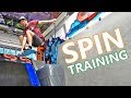 Snowboard Spin Training in the Off Season