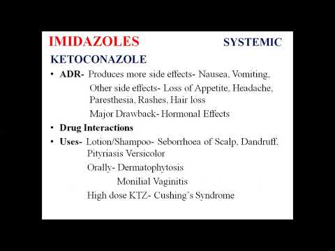 Anti-fungal Drugs: Azoles- Ketoconazole, Fluconazole, Itraconazole ...