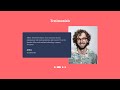 How To Make Testimonial Slider On Website Using HTML CSS JavaScript