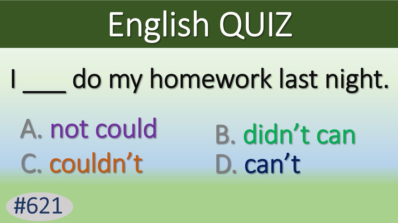 Grammar Quiz: 40 Questions Level Test- Beginner | Basic English ...