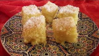 Basbousa - Egyptian Semolina Cake Recipe - CookingWithAlia - Episode 130