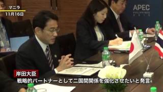 岸田外務大臣のAPEC閣僚会議出席