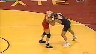 Iowa Wrestling vs Iowa State NCAA Dual 2005 157 Joe Johnston vs Trent Paulson