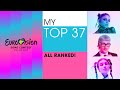 MY TOP 37 | All Ranked! | 🇸🇪 Eurovision Song Contest 2024 Malmö