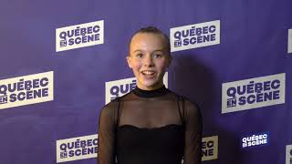 Prestation de Chléa Giguère au Grand Gala Québec en Scène 2020