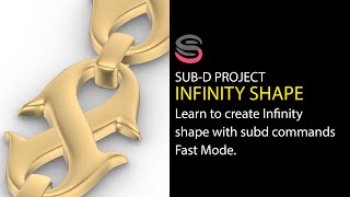 Rhino 7 SUB-D | Project - 4x Fast Mode | Infinity Shape with Spikes