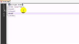 HTML5 Tutorial 2 Creating a Basic Template