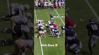#49ers Nick Bosa blew right past the TE for the run stop